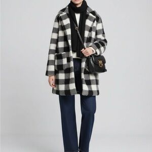 Black, White & Gray Checkered Cardigan – SHEIN Women’s Size Small | Soft Knit